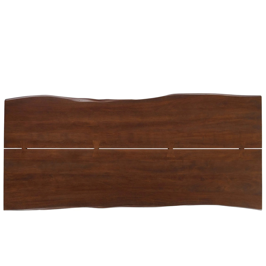 Mesa comedor negra con madera de acacia 96” Alte