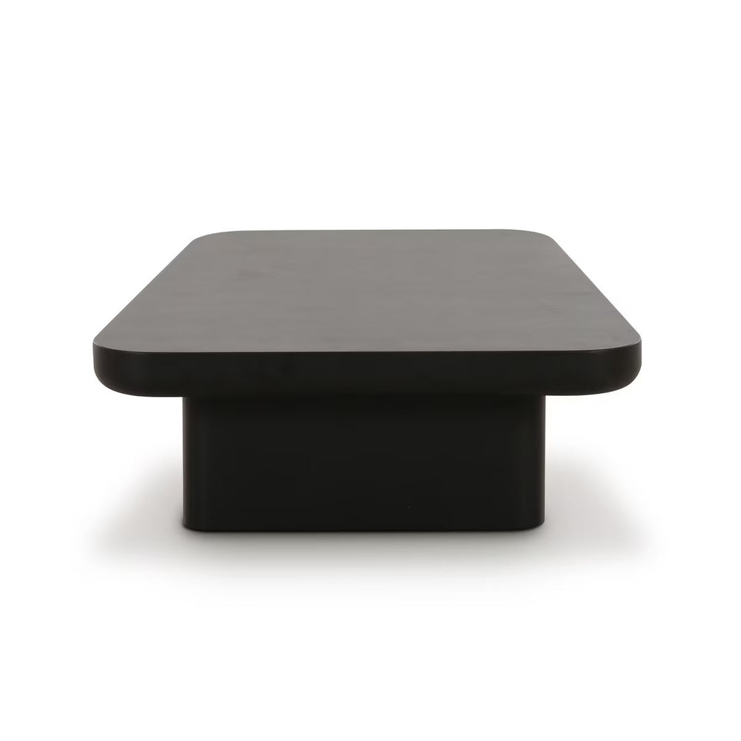 Mesa de centro en mate negro Tsikurie